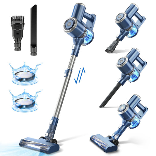 Cordless Stick Vacuum Cleaner Lightweight Upright for Carpet Hard Floor Pet Hair W200
